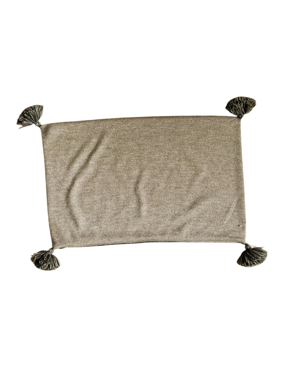 Restoration Hardware • Alpaca Pom Pom Double Sided Lumbar Pillow